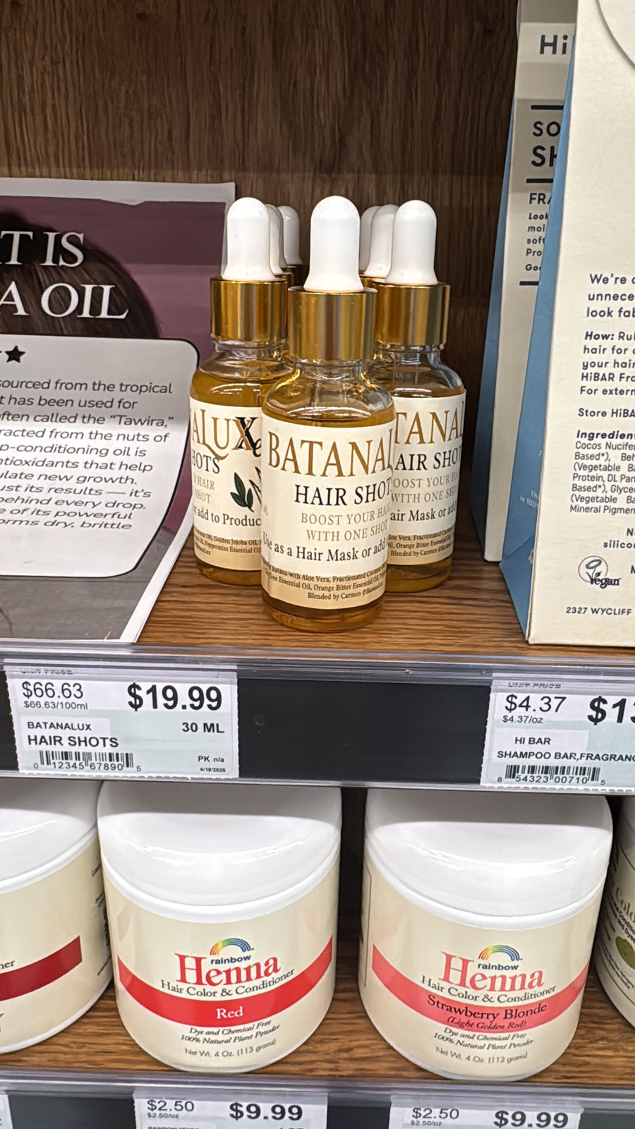 Batanalux Hair Shots @ Food Works, Old Saybrook, CT