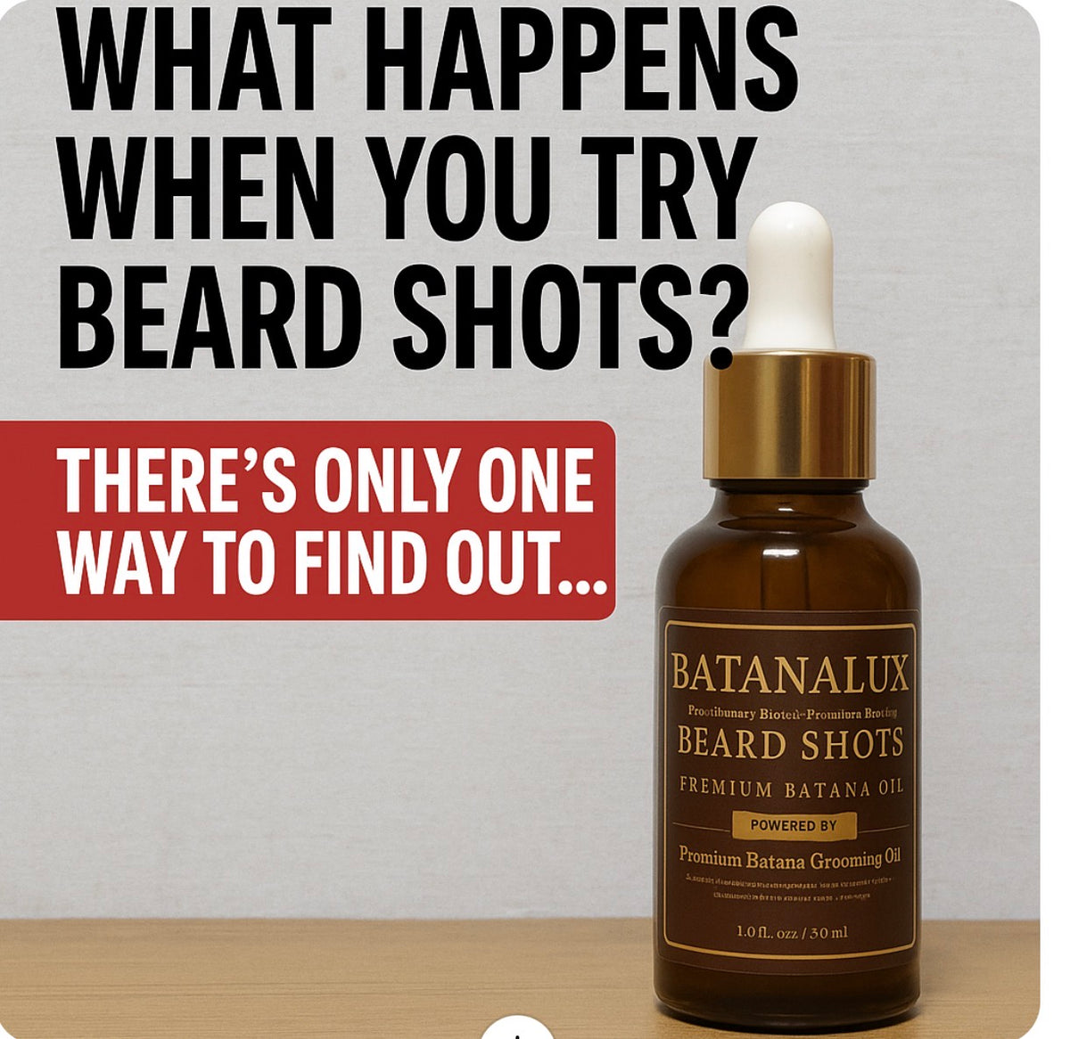 BatanaLux Beard Salve Shot™